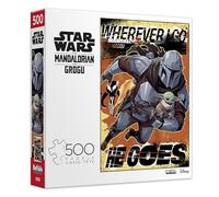Buffalo Games - Star Wars - The Mandalorian e Grogu - Puzzle da 500 pezzi