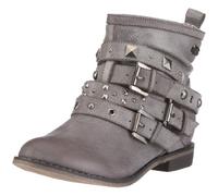 Buffalo Girl 111502 237564 WH Brush Black 01, Stivali da Donna