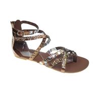 Buffalo Girl 218409 METALLIC SNAKE 105610 Sandali/Moda Sandali