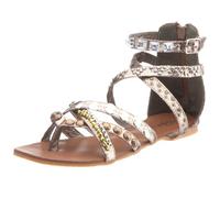 Buffalo Girl 218409 Metallic Snake Silver 105614, Sandali Donna - Argento