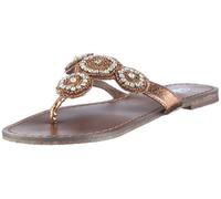 Buffalo Girl 310017 JNXGW PU Bronze 116891, Flip Flop Donna - Oro/Bronzo