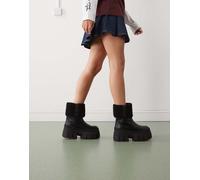 Buffalo - Gospher - Stivali neri con risvolto-Nero 42