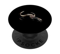 Buffalo Head Wild Animal Ranch America Art PopSockets PopGrip Adesivo