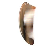 Buffalo Horn Comb, Wide Tooth Hair Brush, Anti Static Natural Horn, Handmade Bone, Beard Massage, Men And Women, Various Sizes, Hair Care, Health, 7.09x1.97x0.31 Inches