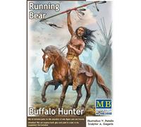 Buffalo Hunter: Running Bearmaquette Personaggio Bear Albero