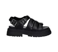 Buffalo - Lennox Fisher Flat Sandal - - Shoes - Donna - Nero - 39 EU