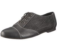 Buffalo London 210-4669 BRUSHED LEATHER BLACK 01 117322, Scarpe donna