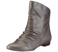 Buffalo London 408-14702 Derby pelle grigio 01, stivali da donna