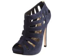 Buffalo London Kid Suede 17162-663, Sandali da Donna, Blu Blue222, 39 EU