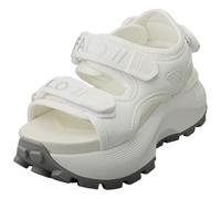 Buffalo Manhatten Snd Vegan Donna Walking Sandali in Bianco, bianco, 37 EU