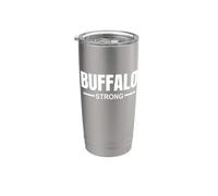 Buffalo New York Strong Community Strength Prayer & Support Bicchiere termico in acciaio inox doppia parete