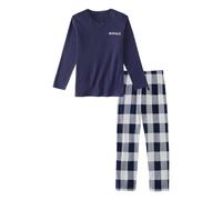 BUFFALO Pigiama navy / offwhite Bambini BUFFALO 146-152 navy / offwhite