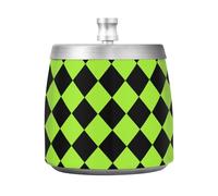 Buffalo Plaid Diamante Giallo Verde Nero Acciaio inossidabile (parola chiave) (utente), (prop1) (longword) (scenario)