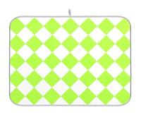 Buffalo Plaid Giallo Verde Bianco Riutilizzabile Scolapiatti Mat 45x61 Rettangolare Grande Scolapiatti Decorativo Home Decor Essentials