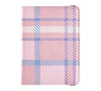 Buffalo Plaid Tartan Scozia Pesca Porta passaporto e carta di vaccino Combo Travel Documenti Organizer Protector Copertura per passaporto con blocco RFID per uomini e donne impermeabile, Multicolore,
