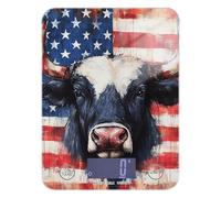 Buffalo Plaid USA Stars Patriotic 4 luglio impermeabile piccola bilancia alimentare per cucina 5 kg/5 g, bilancia da cucina con 4 unità per la perdita di peso (batterie non incluse)