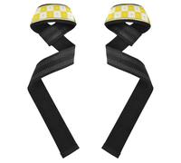 Buffalo - Polsiere per sollevamento pesi, motivo scozzese, con cuore, 66 cm, per powerlifting, allenamento della forza, bodybuilding