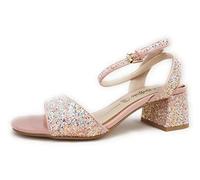 Buffalo Rainelle, Sandali con Tacco Donna, Rosa, 36 EU