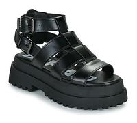 Buffalo Sandali con zeppa PLUTO GLD in Nero 42