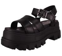 Buffalo Sandalo donna Aspha TS zeppa nero DS24BF02 BN16021881 38