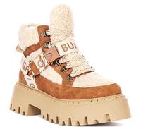Buffalo Aspen Com Mid Warm Vegan Fashion Boots Beige Cognac - 40 EU