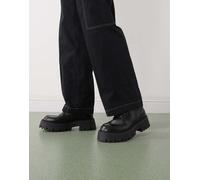 Buffalo - Scarpe nere stringate-Nero 39