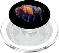 Buffalo Shirt American Bison Shirt Western Shirt Gift PopSockets PopGrip per MagSafe