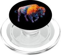 Buffalo Shirt Bison American Buffalo Gift PopSockets PopGrip per MagSafe