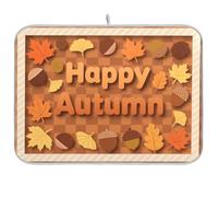 Buffalo Silhouette Autunno Riutilizzabile Stendibiancheria tappetino 45,7 x 61 cm rettangolare grande scolapiatti tappetino decorativo per la casa essenziale