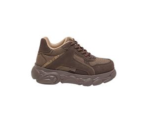 BUFFALO Sneaker bassa 'Cld Echo' broccato / cappuccino / marrone scuro Donna BUFFALO 39