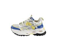 BUFFALO Sneaker bassa 'Triplet' blu / giallo / argento / bianco Donna BUFFALO 37 blu / giallo / argento / bianco