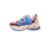 BUFFALO Sneaker bassa 'Triplet Lace' crema / blu / rosso / rosso scuro Donna BUFFALO 39 crema / blu / rosso / rosso scuro