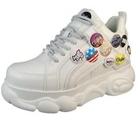 Buffalo Sneaker basse da donna CLD Corin Button Low Top 1630884 bianco, bianco, 39 EU