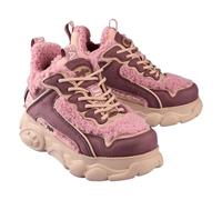 Buffalo CLD Chai - Scarpe da donna con lacci, con plateau, Rosa viola., 38 EU