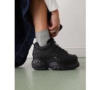 Buffalo - Sneakers nere con suola spessa-Nero 39