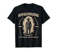 Buffalo Soldiers, Afroamericano Buffalo Black Culture USA Maglietta
