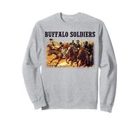 Buffalo Soldiers Storia afroamericana per Uomini Donne. Felpa