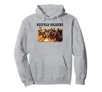 Buffalo Soldiers Storia afroamericana per Uomini Donne. Felpa con Cappuccio