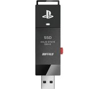 BUFFALO SSD esterno 2.0TB - Prodotto con licenza ufficiale - Compatibile con console PS5/console PS4 - USB3.2 Gen2 Tipo A Compact Stick SSD-SAO2.0U3B