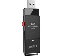 BUFFALO SSD esterno da 500 GB, fino a 600 MB/s, USB-C, USB-A, USB 3.2 Gen 2 (compatibile con PS4/PS5/Windows/Mac), unità a stato solido esterna, SSD-PUT500U3B