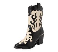 BUFFALO Stivale da cowboy écru / nero Donna BUFFALO 41