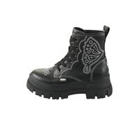 BUFFALO Stivaletto stringato 'Aspha' nero / bianco Donna - Scarpe - Stivaletti - Stivaletti stringati BUFFALO 40