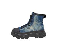 BUFFALO Stivaletto stringato 'Cade' blu / blu denim / blu chiaro / nero Donna BUFFALO 40 blu / blu denim / blu chiaro / nero