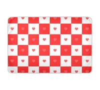 Buffalo, tappetino per pannolini a quadri rossi e bianchi, extra large, riutilizzabile, impermeabile, antiscivolo, per bambini, 132 cm di lunghezza x 86,4 cm di larghezza, per cama