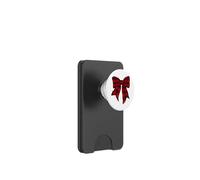 Buffalo Tartan Rosso Nero Plaid Plaid Ragazza Coquette Bow PopSockets PopWallet per MagSafe