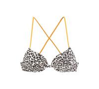 BUFFALO Top per bikini 'Kitty' marrone / giallo / bianco Donna - Abbigliamento - Moda mare - Bikini - Bikini top - Top push-up BUFFALO 80