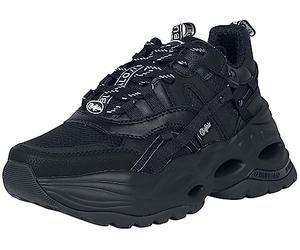 Buffalo Triplet Hollow Vegan Nappa Donna Sneaker Nero EU38 Ecopelle, Tessuto