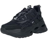 Buffalo Triplet Hollow Vegan Nappa Donna Sneaker Nero EU41 Ecopelle, Tessuto