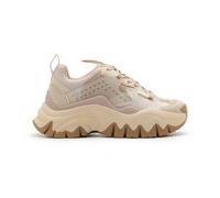 BUFFALO Vegan TRAIL ONE beige Sneakers chunky donna zeppa - Colore: Beige, Taglia: 36
