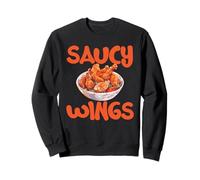 Buffalo Wings Foodie American Food Lover Ali di Pollo Felpa